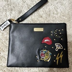 NWT BEBE Leather Clutch